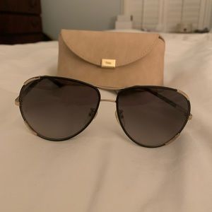 Chloe Aviator Sunglasses